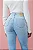 Calça Jeans Mom Fit Cigarrete com Bordado no Bolso Frontal - Imagem 5