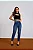 Calça Jeans Slouchy Cigarrete Cintura Alta - Imagem 1
