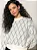 Blusa em fio pluma com padronagem geométrica - Imagem 6