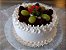 Torta Três Frutas - Morangos, uva tompson e amoras - Imagem 1
