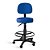 Cadeira Mocho Palmi Giratória Alta c/aro 0505 Azul - Imagem 2