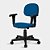 Cadeira Secretária Turim Giratória 1853 C/br 8717  Azul - Imagem 1