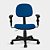 Cadeira Secretária Turim Giratória 1853 C/br 8717  Azul - Imagem 2