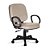 Cadeira Obeso Torino Plus Size Giratória Relax Bege - Imagem 1