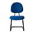 Cadeira Executiva Turim Pé Continuo Azul - Imagem 2