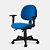 Cadeira Executiva Turim Giratória Back com Braços Azul - Imagem 1