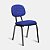 Cadeira Secretaria Estrela Pé Palito Azul - Imagem 1