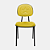 Cadeira Secretaria Estrela Pé Palito Amarela - Imagem 2