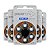 30 Pilhas Baterias 312 Pr41 Aparelho Auditivo - Power One - Imagem 1