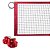 Kit Beach Tennis duplas com marcação Evo Sports Vermelha 8,5 metros - Imagem 1