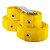 Kit Rede de Vôlei com Marcação e Bola Evo Sports 8 metros Amarelo - Imagem 7