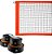 Kit Beach Tennis Simples 6,5 metros Faixa Laranja + Marcação Área de Saque 4,5x16 metros - Imagem 1