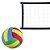 Kit Rede de Vôlei com Bola Evo Sports 5 metros Azul - Imagem 2