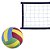 Kit Rede de Vôlei com Bola Evo Sports 6 metros Azul - Imagem 3