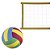 Kit Rede de Vôlei com Bola Evo Sports 7 metros Amarela - Imagem 2