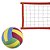 Kit Rede de Vôlei com Bola Evo Sports 7 metros Laranja - Imagem 1