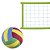 Kit Rede de Vôlei com Bola Evo Sports 7 metros Verde - Imagem 3