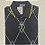 Camiseta polo em malha piquet manga curta listrada com losangos - ref 1175 - Imagem 7