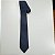 Gravata azul noite lisa 100% poliéster tamanho único - Imagem 2