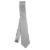 Gravata prata tradicional longa 100% poliéster - Imagem 1