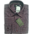 Camisa de flanela xadrez vinho manga longa de algodão - Imagem 2