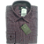Camisa de flanela xadrez vinho manga longa de algodão - Imagem 1