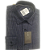 Camisa de flanela xadrez azul noite manga longa de algodão - Imagem 1