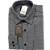 Camisa de flanela cinza escura manga longa de algodão - Imagem 3