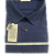 Camisa manga curta passa fácil 65% com 35% de algodão azul azul escura - Imagem 4
