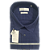 Camisa manga curta passa fácil 65% com 35% de algodão azul azul escura - Imagem 3