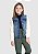 Jaqueta Jeans Feminina com Manga Pelo e Pérolas Alakazoo 67979 - Imagem 4