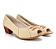 Sapato Feminino Peep Toe Tramado Preto Usaflex AC3216004 - Imagem 3
