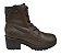 Bota Coturno Bottero Feminina Couro Burnish 349104 - Imagem 1