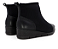 Bota Feminina Plataforma Preta Tecido Couro AD052100 - Imagem 3