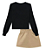 Conjunto Blusa ML + Saia Sarja Infanti 71461 - Imagem 2