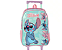 Mochila Escolar Infantil de Rodinhas Stitch IC41532SC Luxcel - Imagem 1