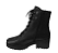 Bota Coturno Fem Bottero Couro Burnish Preto 349111-8 - Imagem 2