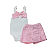 Conjunto de Body em Cotton com Short Saia Infanti 78270 - Imagem 2