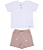 Conjunto Infantil Colorittá Camiseta E Bermuda Moletinho 70174 - Imagem 1
