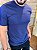 Camiseta gola o de strass - Azul Marinho - Imagem 2