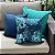 Kit Impermeável Floral Azul e VerdeTiffany - Imagem 1