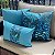 Kit Impermeável Floral Azul Celeste e Chumbo - Imagem 10