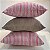Kit 3 Capas Listrinha Rosa e Chevron Camurça - Imagem 2