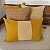 Kit Ocre e Baguete Faixa Mescla Chevron Mostarda - Imagem 1