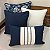 Kit Floral Azul e Bordada Faixa Azul Marinho - Imagem 1