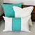 Kit Bordada Losango Verde Tiffany - Imagem 1