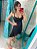 Vestido Mullet De Lurex Preto Feminino Curto Moda Instagram - Imagem 6