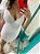 Vestido Curto De Lurex Branco Com Leve Tons Prata Forrado Pr - Imagem 2
