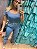 Macacao jeans com manguinha princesa pantalona - Imagem 2