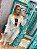 Conjunto blazer com cetim  detalhes em botoes dourados - Imagem 1